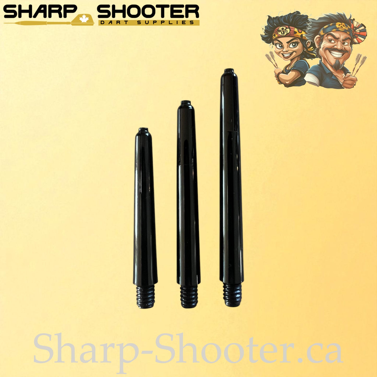 Vice – DS24 – Plastic Dart Shafts – 35mm, 41mm, 48mm – Solid Colors