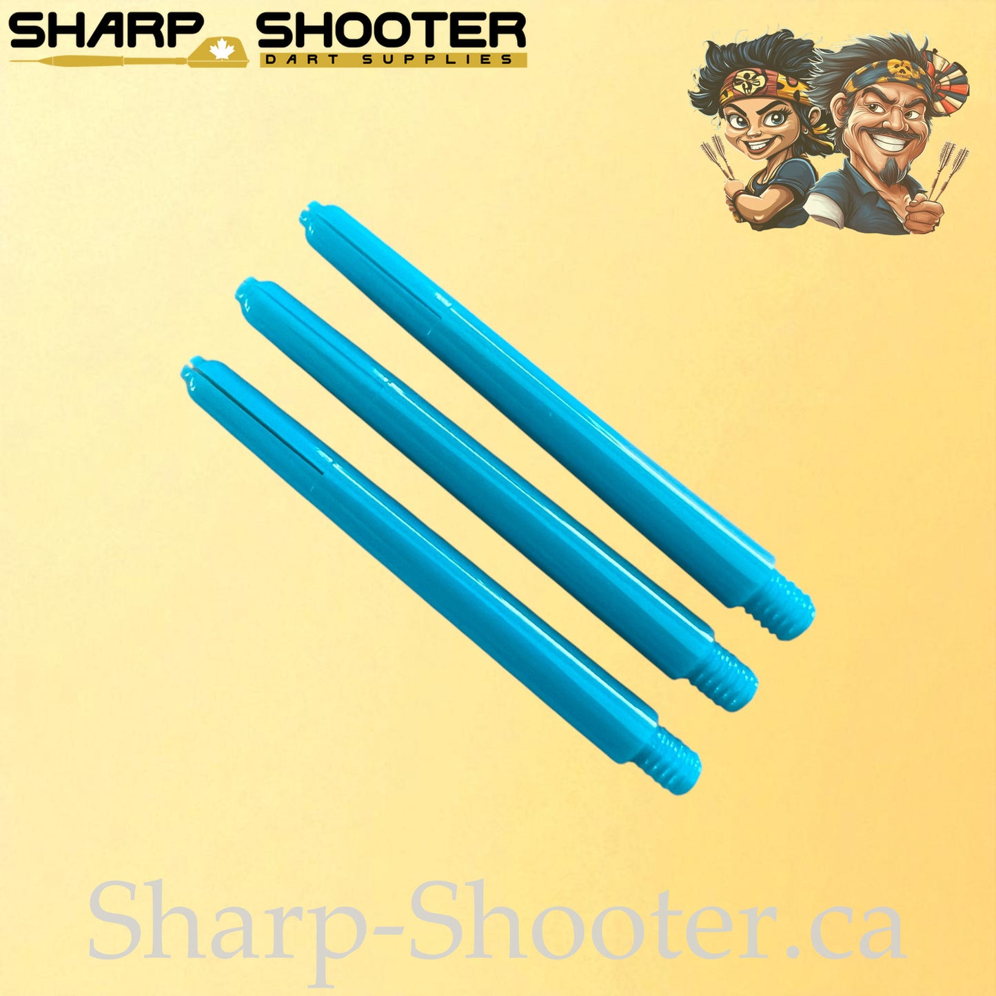 Vice – DS24 – Plastic Dart Shafts – 35mm, 41mm, 48mm – Solid Colors
