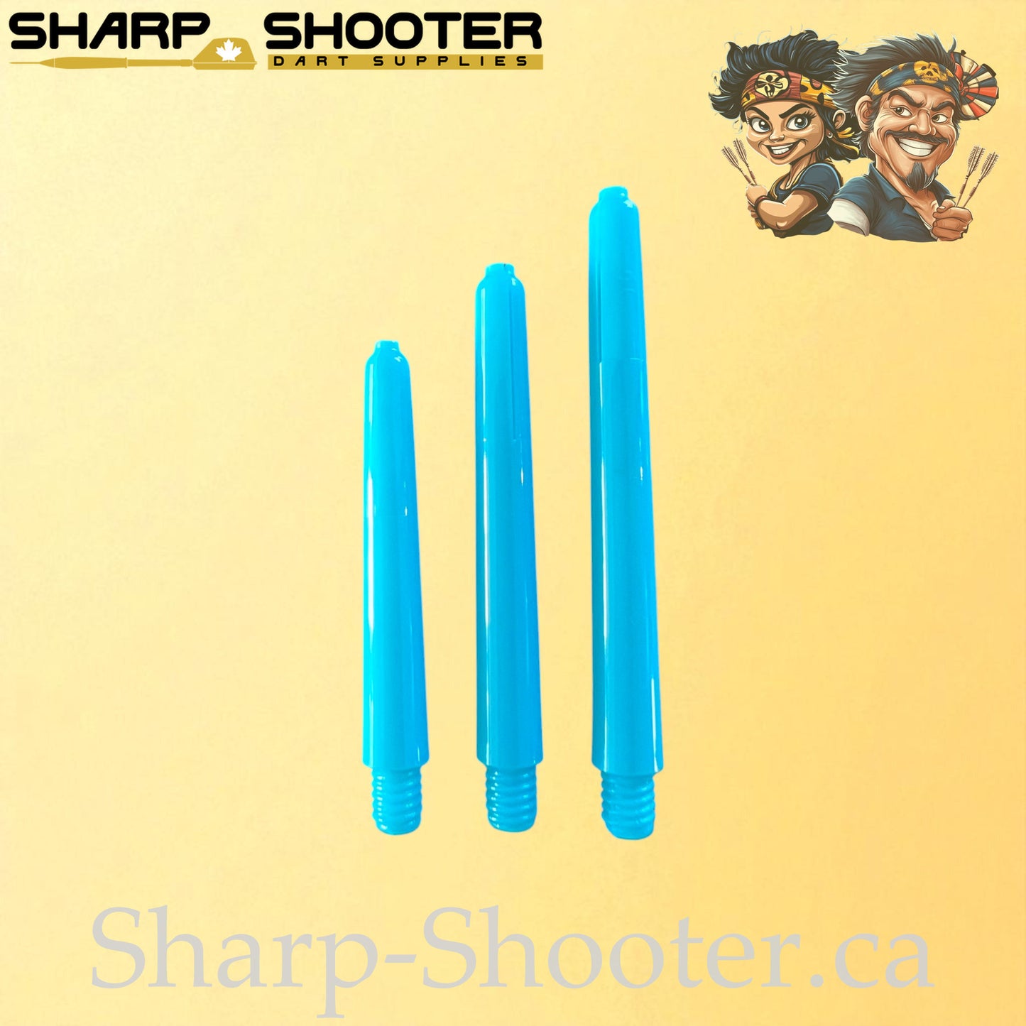 Vice – DS24 – Plastic Dart Shafts – 35mm, 41mm, 48mm – Solid Colors