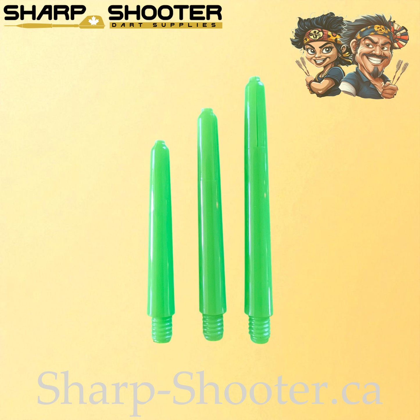 Vice – DS24 – Plastic Dart Shafts – 35mm, 41mm, 48mm – Solid Colors