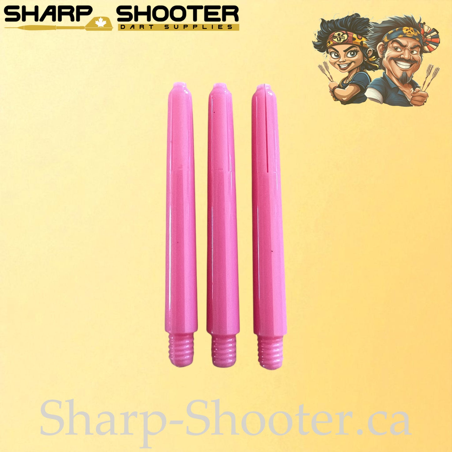 Vice – DS24 – Plastic Dart Shafts – 35mm, 41mm, 48mm – Solid Colors