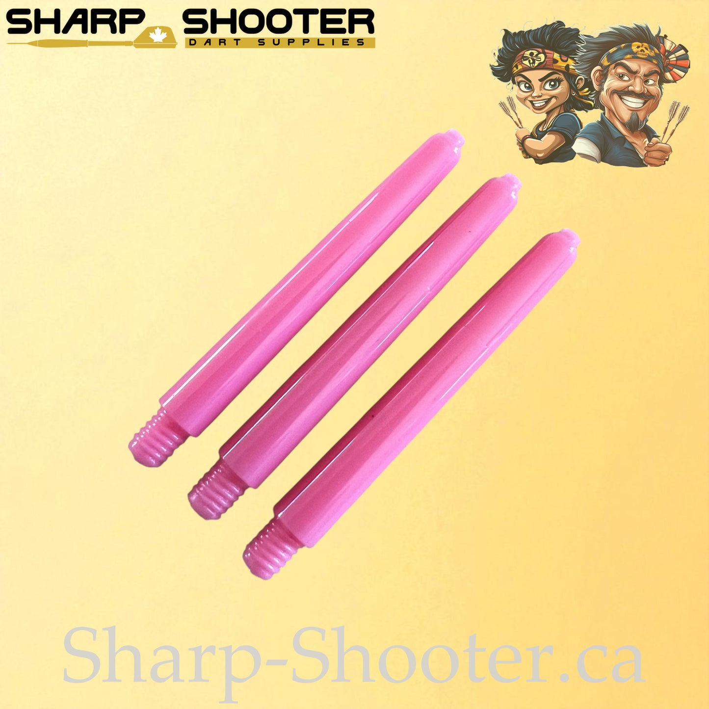 Vice – DS24 – Plastic Dart Shafts – 35mm, 41mm, 48mm – Solid Colors