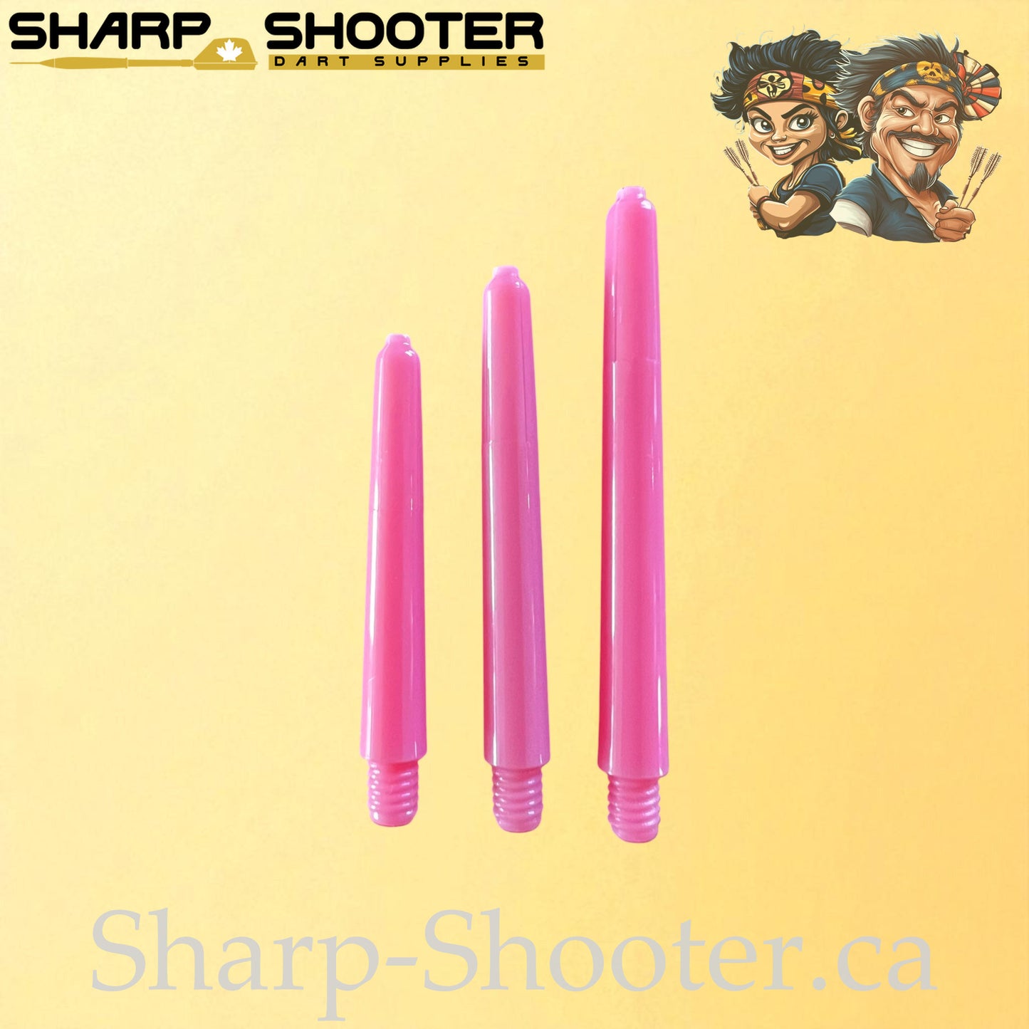 Vice – DS24 – Plastic Dart Shafts – 35mm, 41mm, 48mm – Solid Colors