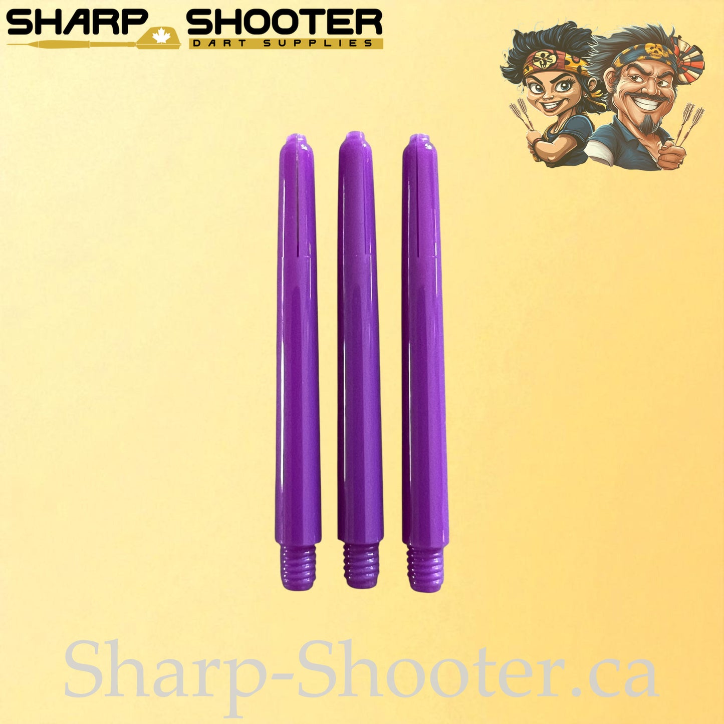 Vice – DS24 – Plastic Dart Shafts – 35mm, 41mm, 48mm – Solid Colors