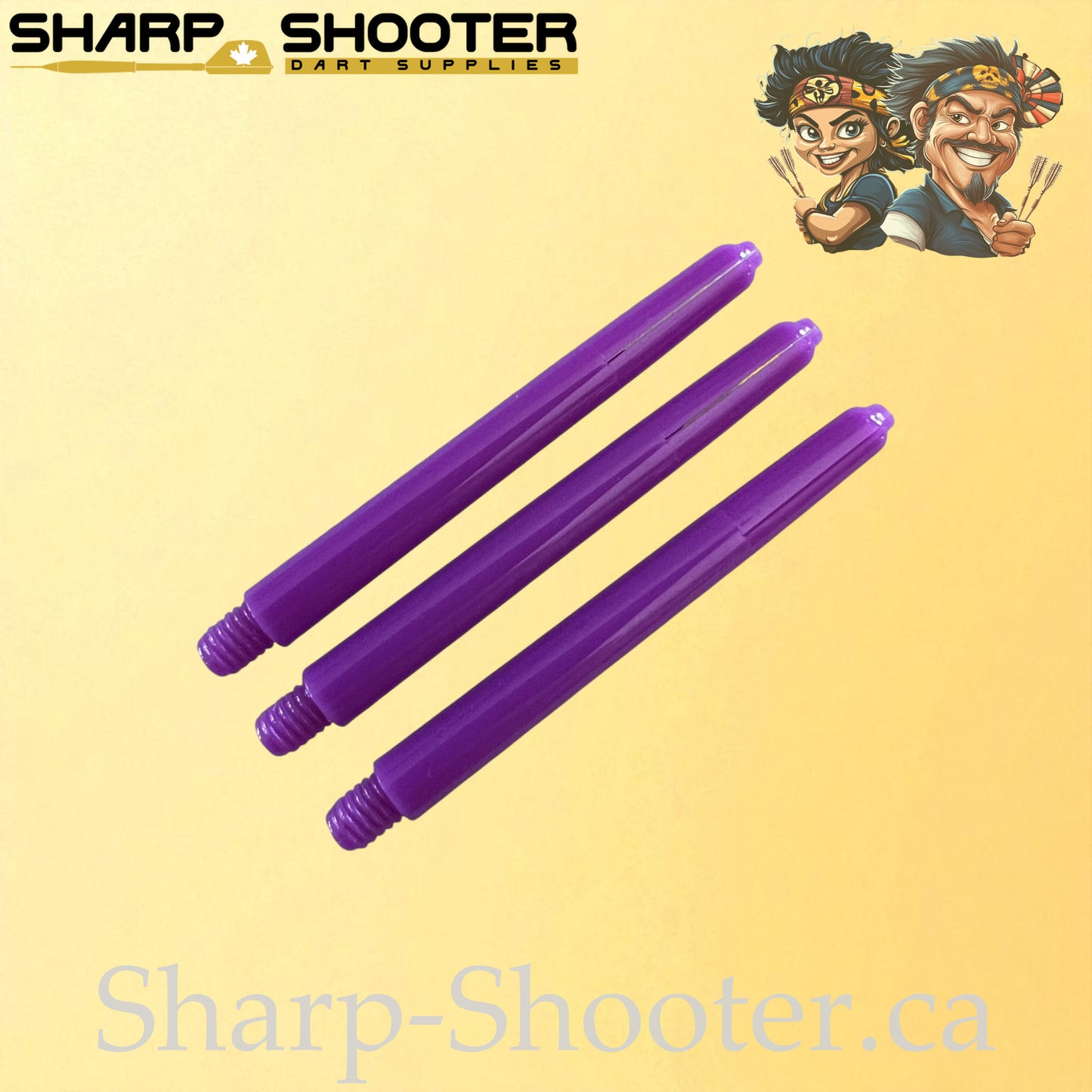 Vice – DS24 – Plastic Dart Shafts – 35mm, 41mm, 48mm – Solid Colors