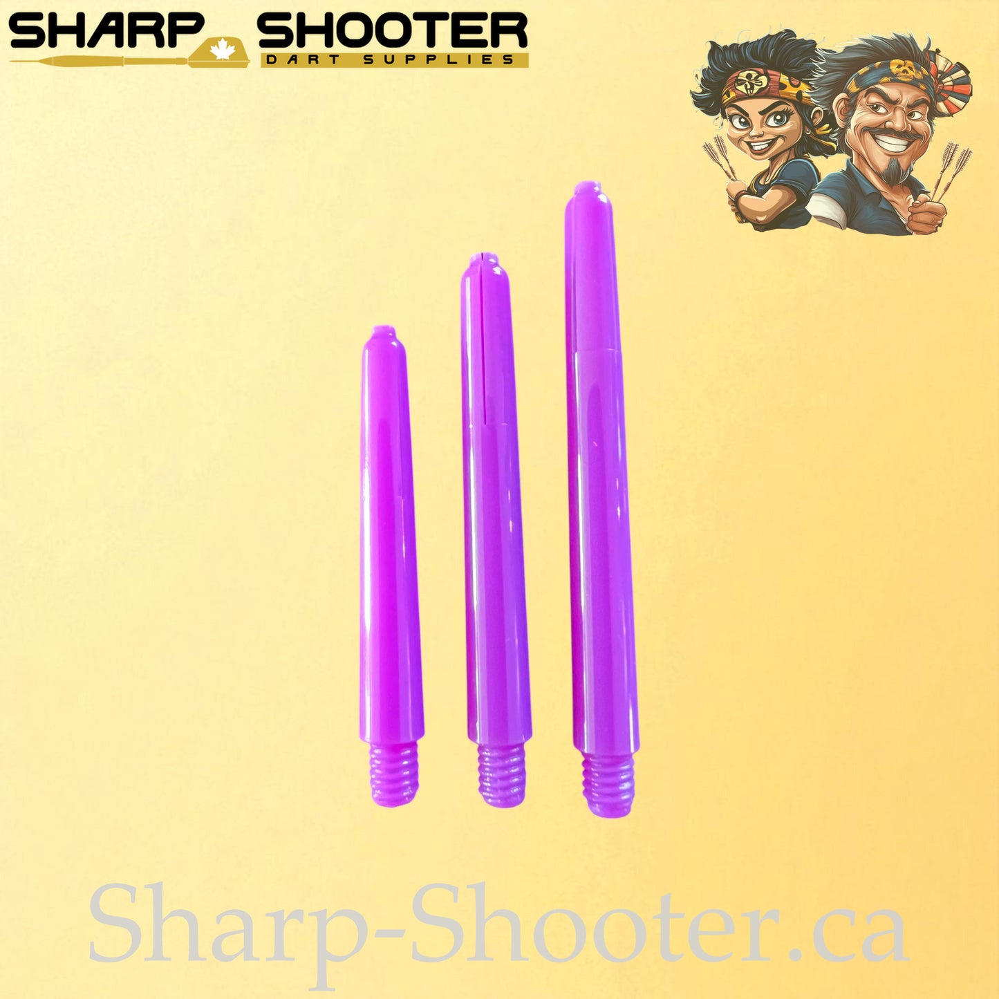 Vice – DS24 – Plastic Dart Shafts – 35mm, 41mm, 48mm – Solid Colors