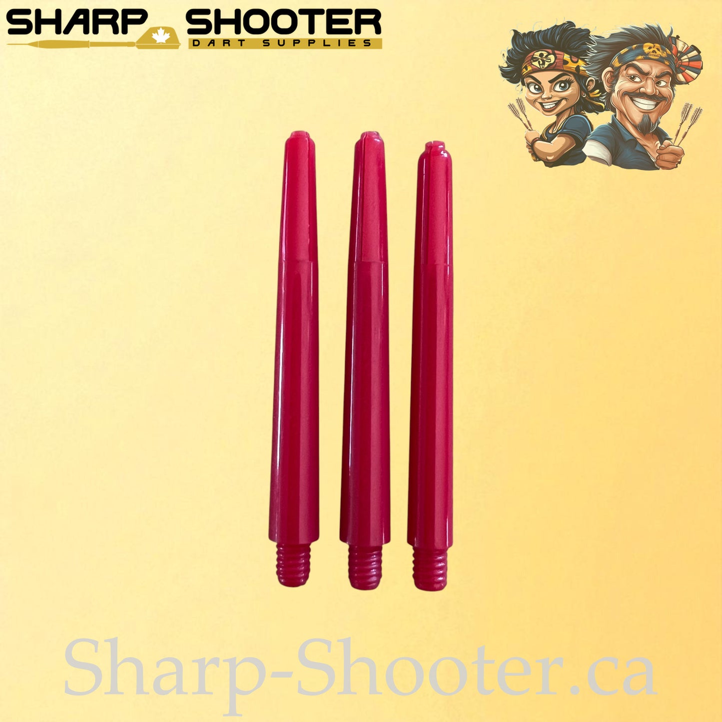 Vice – DS24 – Plastic Dart Shafts – 35mm, 41mm, 48mm – Solid Colors