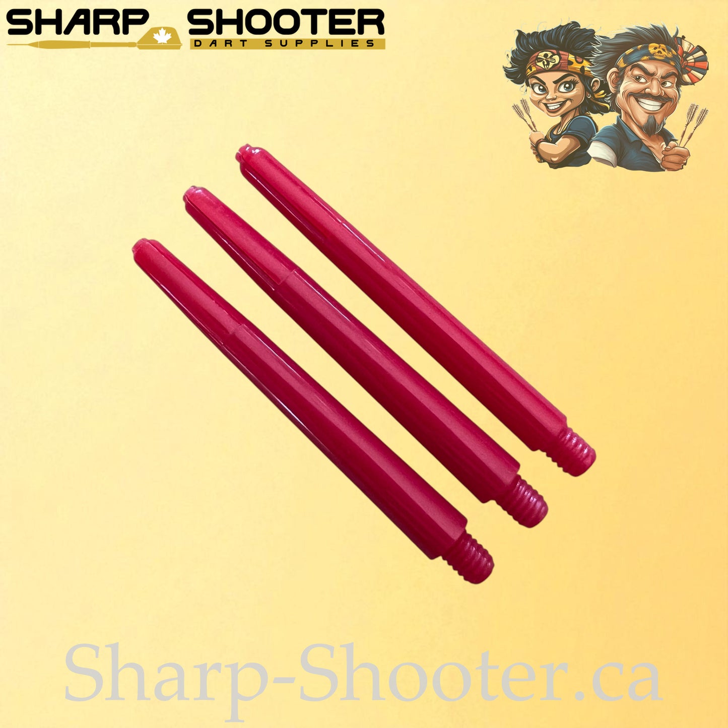 Vice – DS24 – Plastic Dart Shafts – 35mm, 41mm, 48mm – Solid Colors