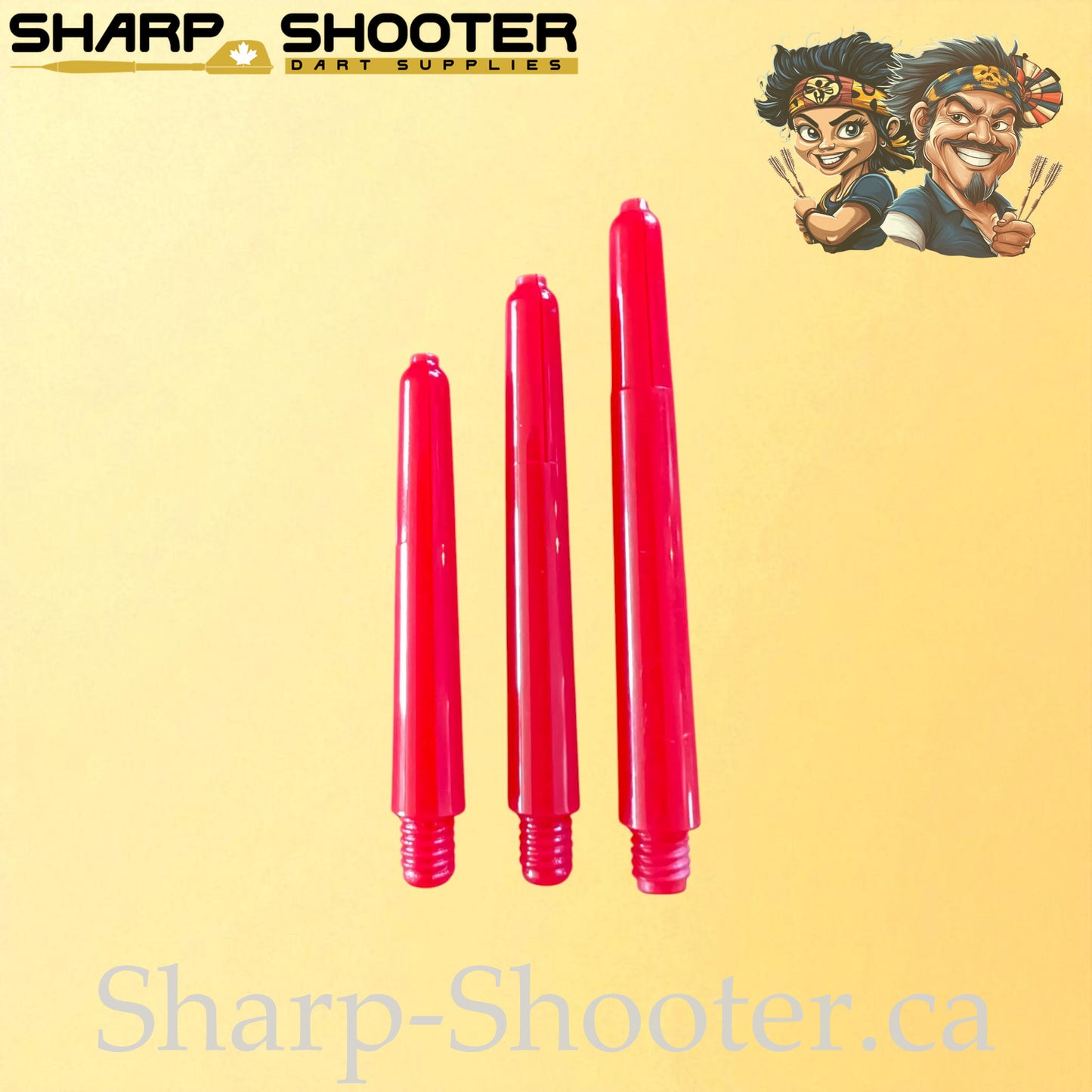 Vice – DS24 – Plastic Dart Shafts – 35mm, 41mm, 48mm – Solid Colors