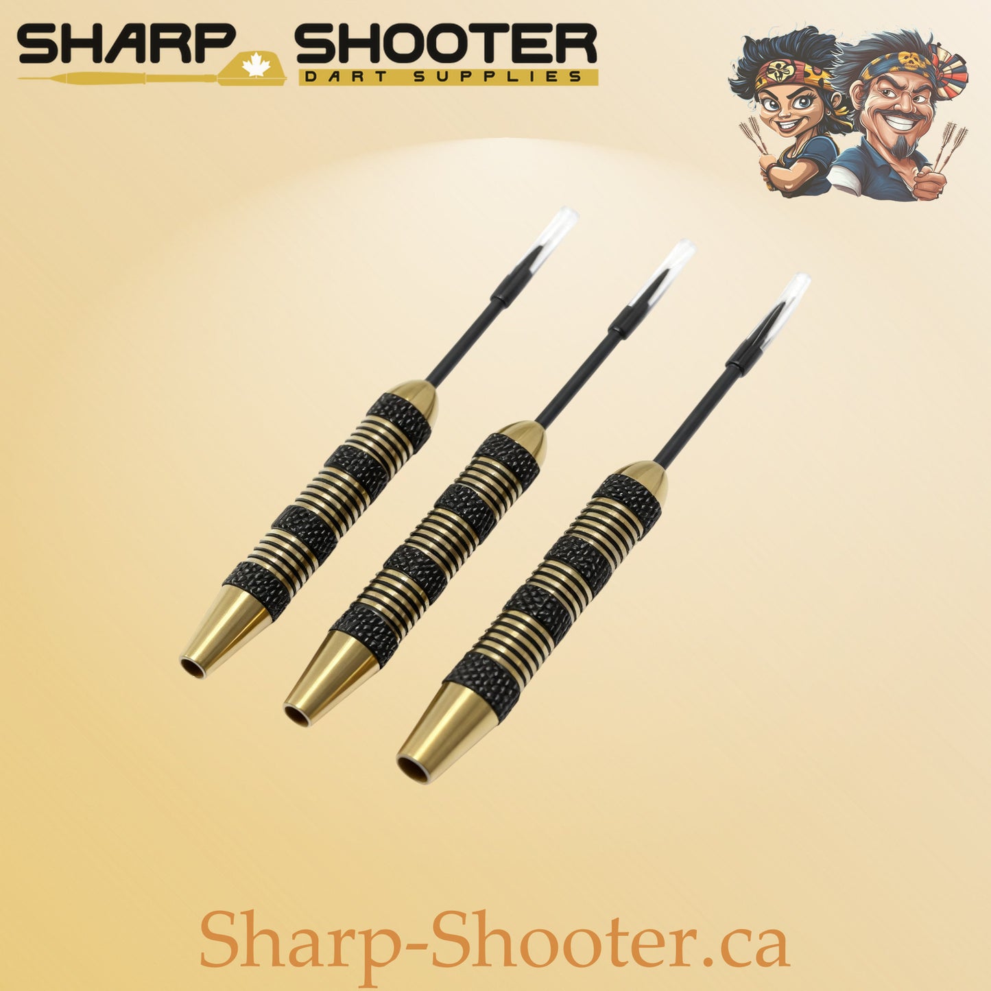 Alchemist – Copper-Black One-Piece Dart Barrel – 3 Pack