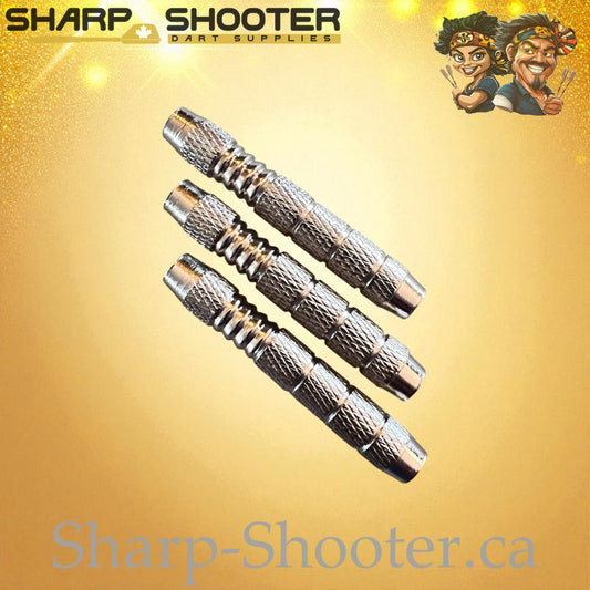Arrow – Nickel-Silver Alloy Dart Barrel Silver – 3 Pack