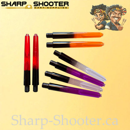 Aura – DS26 – Plastic Dart Shaft – 35mm / 41mm / 48mm – Fade Color – 3 Pack