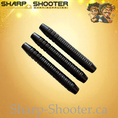 Black Mamba – Nickel-Silver Alloy Dart Barrel Black – 3 Pack