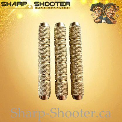 Centurion – Nickel-Silver Alloy Dart Barrel Gold – 3 Pack