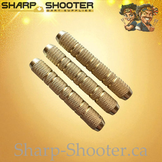 Centurion – Nickel-Silver Alloy Dart Barrel Gold – 3 Pack