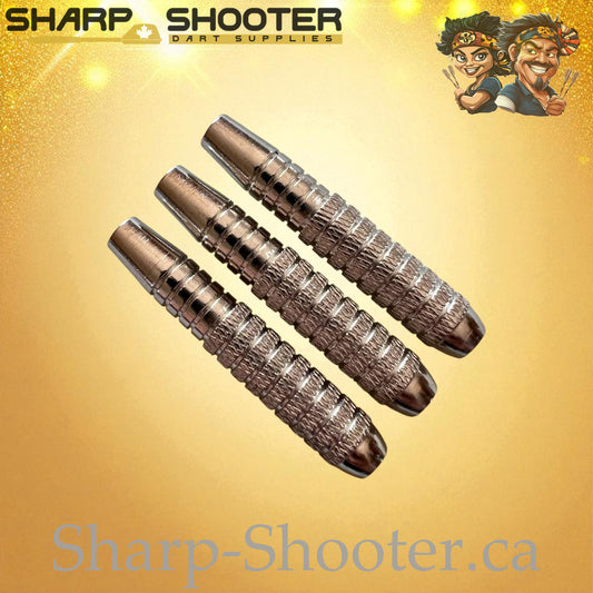 Crusher – Nickel-Silver Alloy Dart Barrel Silver – 3 Pack