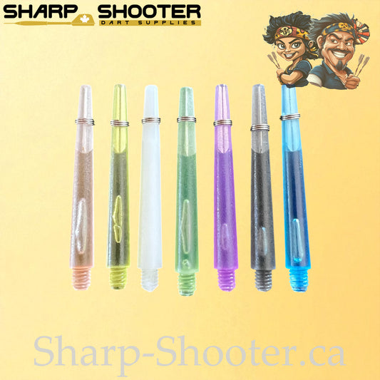 The Halo- DS01 – Plastic Dart Shaft-35&45mm- Transparent- 3 Pack