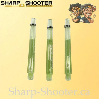The Halo- DS01 – Plastic Dart Shaft-35&45mm- Transparent- 3 Pack