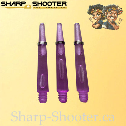 The Halo- DS01 – Plastic Dart Shaft-35&45mm- Transparent- 3 Pack