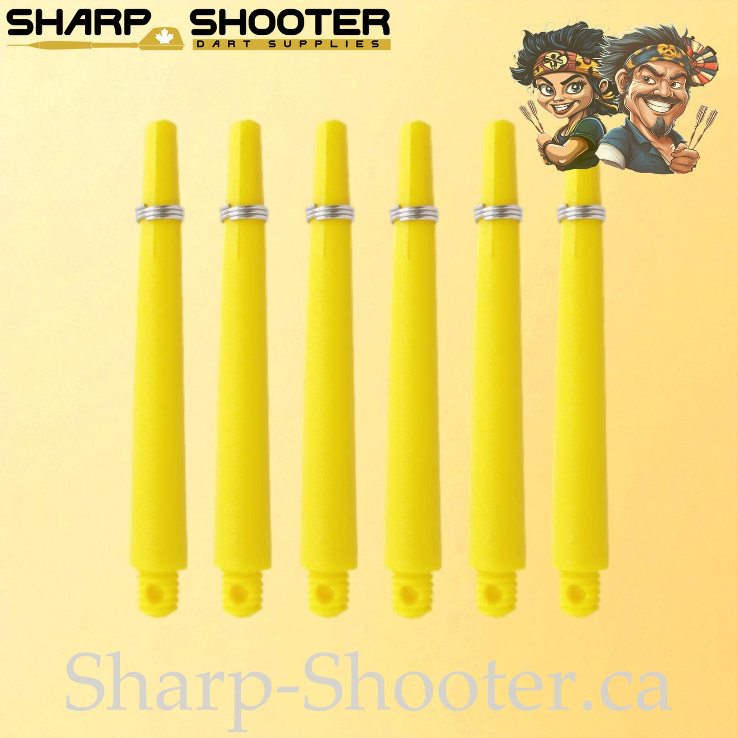 Prime – DS02 – Plastic Dart Shaft – 35mm & 45mm – Solid – 3 Pack