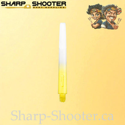 Eclipse – DS03 – Plastic Dart Shaft – 45mm – Color Fade to Clear – 3 Pack