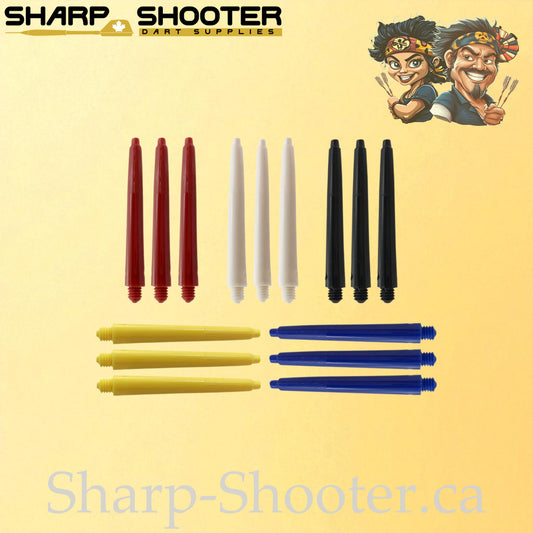 Pivot – DS04 – Plastic Dart Shaft – 35mm, 45mm & 48mm – Solid – 3 Pack