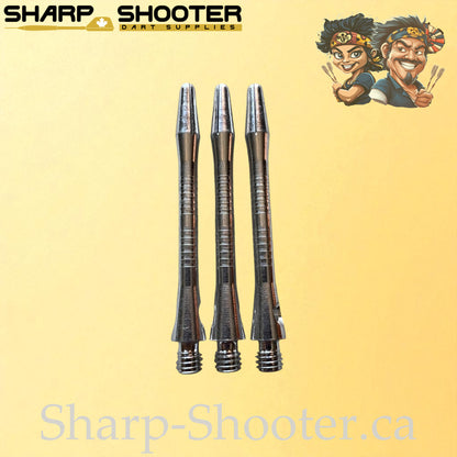 Tempo- DS08 – Aluminum Dart Shaft 45mm-  Tapered Engraved – 3 Pack
