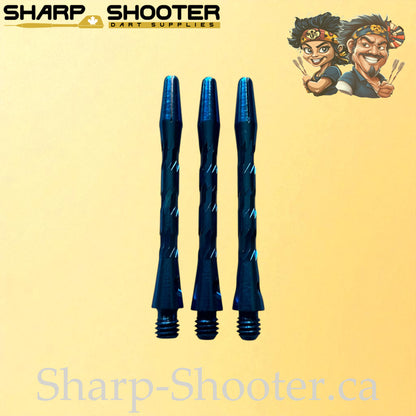 Knight – DS09 – Aluminum Dart Shaft 45mm Twisted Design – 3 Pack