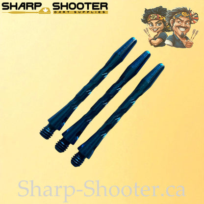 Knight – DS09 – Aluminum Dart Shaft 45mm Twisted Design – 3 Pack