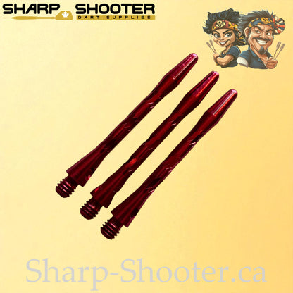 Knight – DS09 – Aluminum Dart Shaft 45mm Twisted Design – 3 Pack
