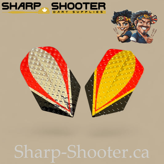 Ignition Series Dart Flights – Laser Cut – Slim Shape – 75 Micron – 3 Pack