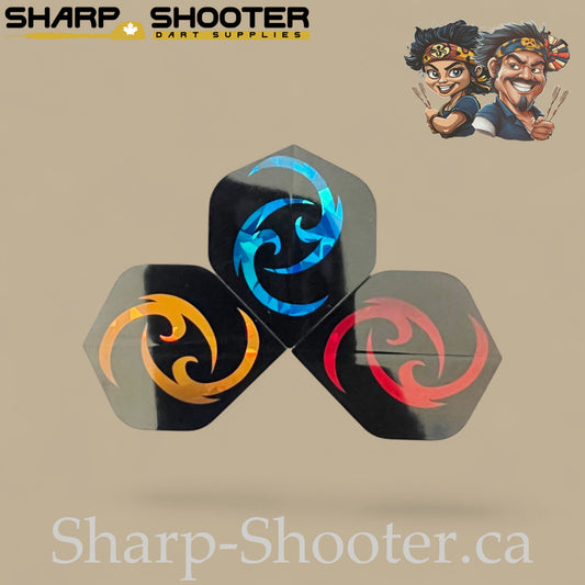 Mirage Family-Dart Flights – Standard PET 75 Micron – Laser Cut