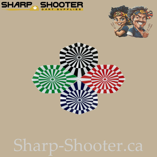 Eye Dart Flights – PET – Standard Shape – 75 Micron – 3 Pack