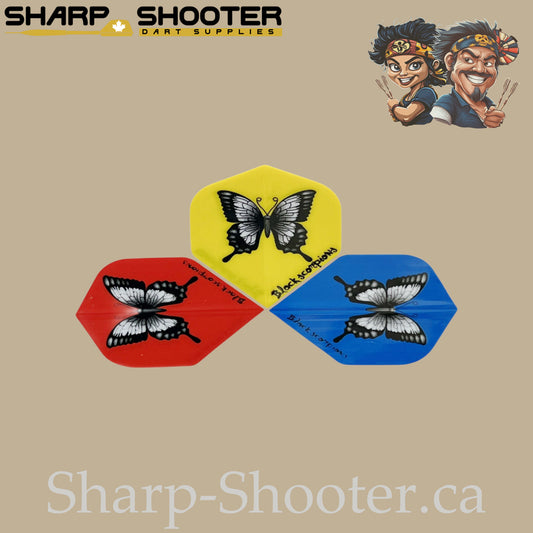The Wing Set – PVC Dart Flights – Standard Shape – 3 Pack