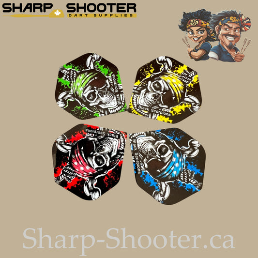 Pirate’s Curse – PVC Dart Flights – Standard Shape – 3 Pack