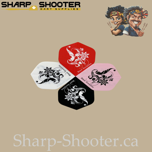 Deadly Blossom Family – PVC Standard Dart Flights 3-Pack