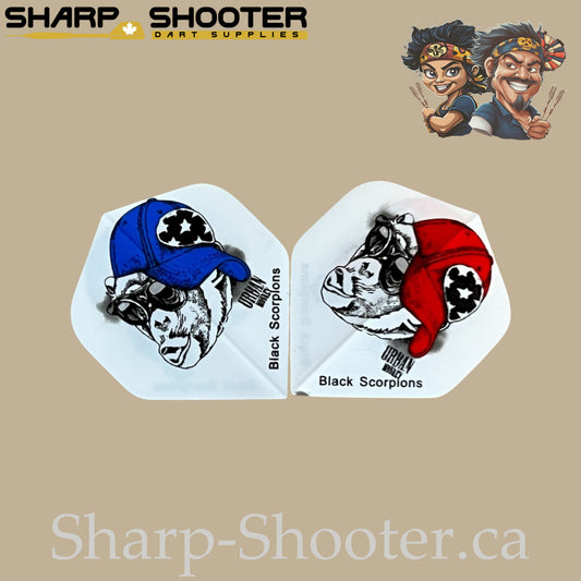 Monkey Mayhem – PVC Dart Flights – Standard Shape – 3 Pack