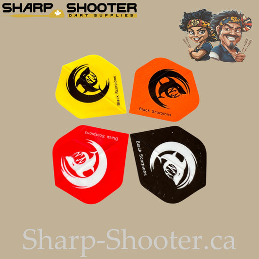 Shark Dart Flights – PVC – Standard Shape – 3 Pack