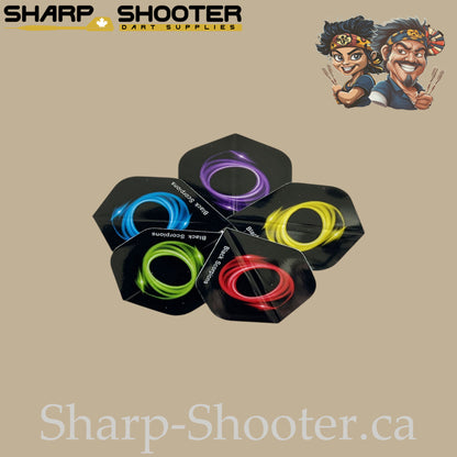 Vortex Dart Flights – PVC – Standard Shape – 75 Micron – 3 Pack