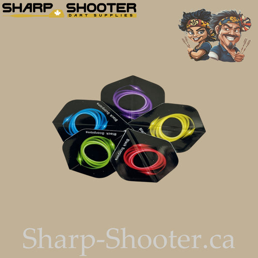 Vortex Dart Flights – PVC – Standard Shape – 75 Micron – 3 Pack