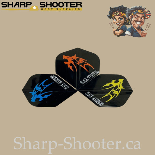 Wolf Dart Flights – PVC – Standard Shape – 75 Micron – 3 Pack