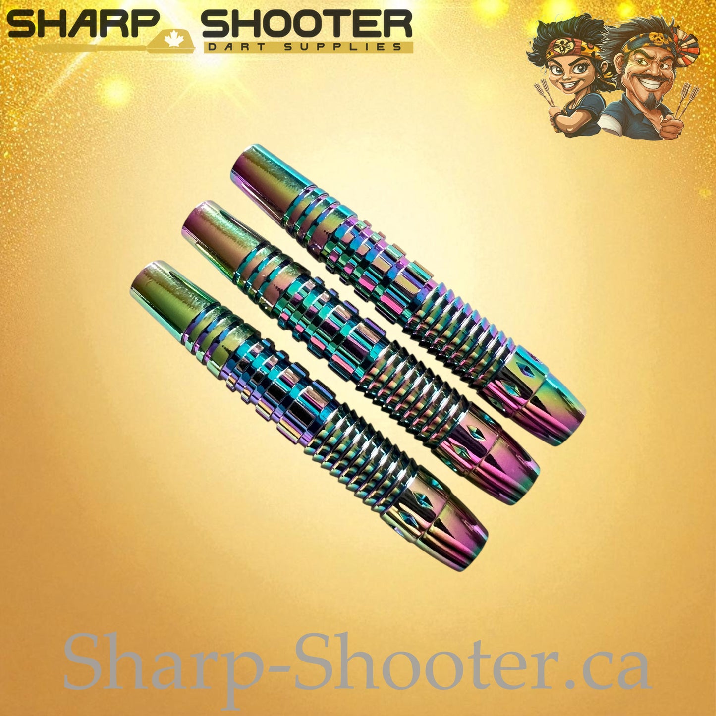 Eclipse – Copper Dart Barrel Oilslick – 3 Pack