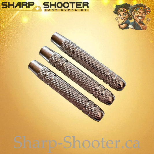 Equinox – Nickel-Silver Alloy Dart Barrel Silver – 3 Pack