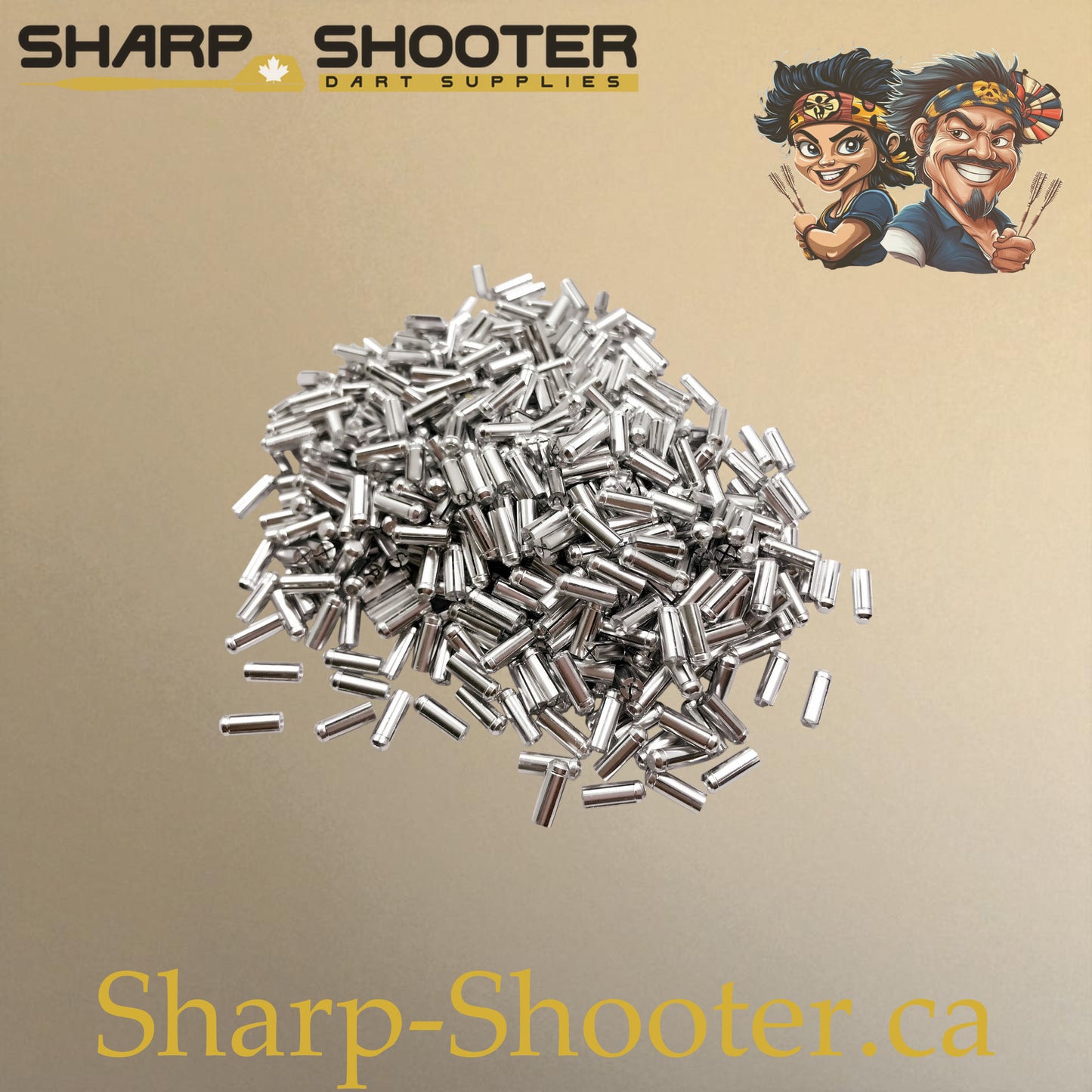 Silver aluminum dart flight protectors, 3 pack – Sharp Shooter Dart Supplies