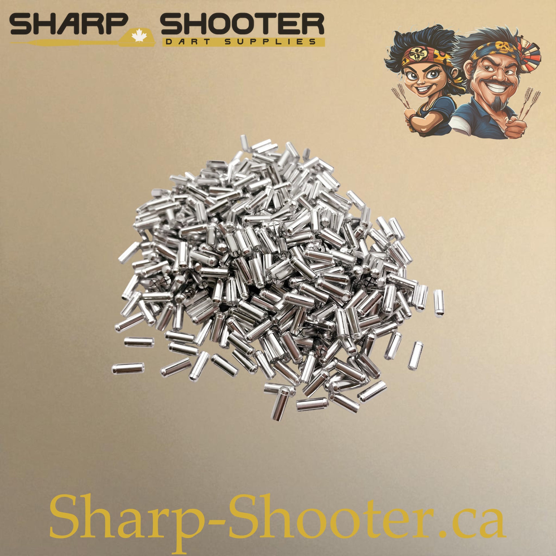 Silver aluminum dart flight protectors, 3 pack – Sharp Shooter Dart Supplies
