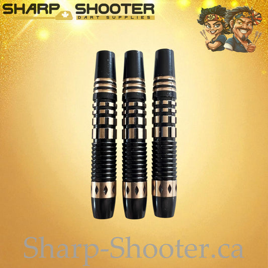 Fortress – Copper Dart Barrel Black – 3 Pack