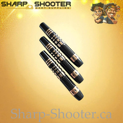 Fortress – Copper Dart Barrel Black – 3 Pack