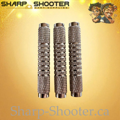Frostbite – Nickel-Silver Alloy Dart Barrel Silver – 3 Pack