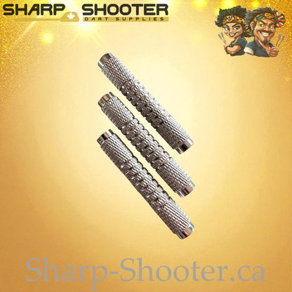 Frostbite – Nickel-Silver Alloy Dart Barrel Silver – 3 Pack