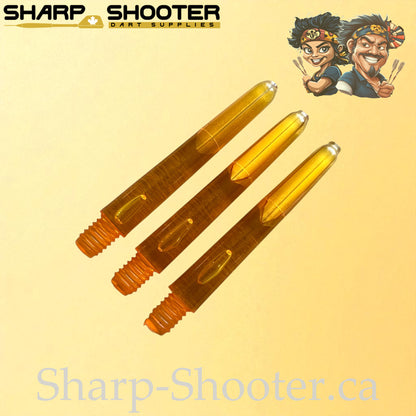 Glide – DS31 – Plastic Dart Shaft – 35mm – Solid & Transparent Mix – 3 Pack